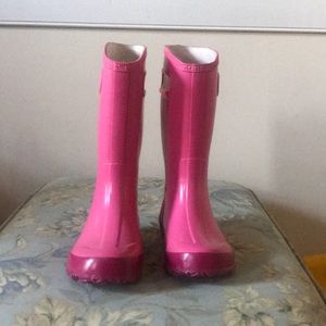 Girl’s Pink Bogs wellies/rain boots